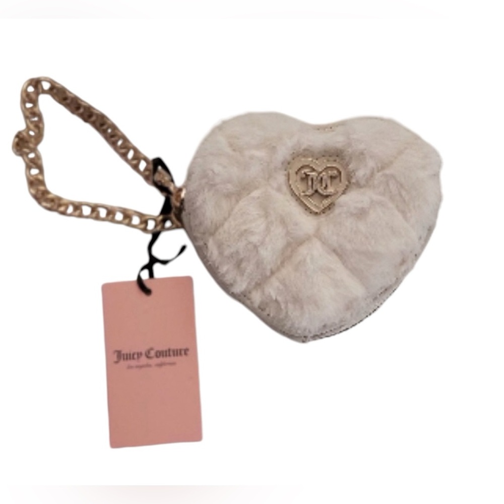 ❌SALE❌NWT🤩Juicy Couture Pink plush coin purse